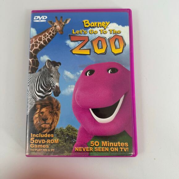 Barney Let's Go to the Zoo DVD 2003 - Picture 1 of 3